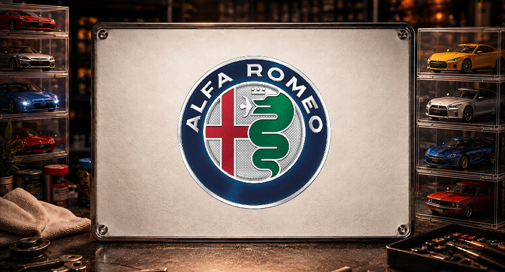 Alfa Romeo : le Biscione et la croix de Milan