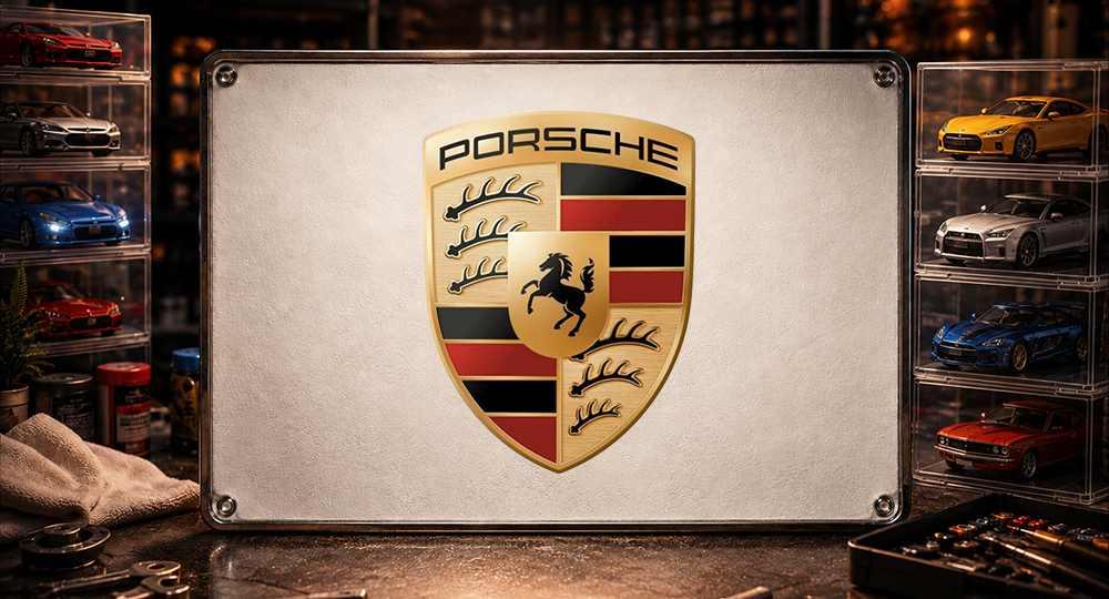 Porsche : un blason chargé d'histoire